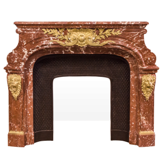 Maison & Maison, designers de cheminées en marbre, vous propose de personnaliser le modèle Grand siecle.
Grand Siècle,  cheminée en marbre sur mesure, par Maison & Maison, de style Louis XIV à têtes de lions en bronze doré